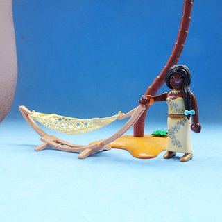 PLAYMOBIL EN HAMACA CON PALMERA