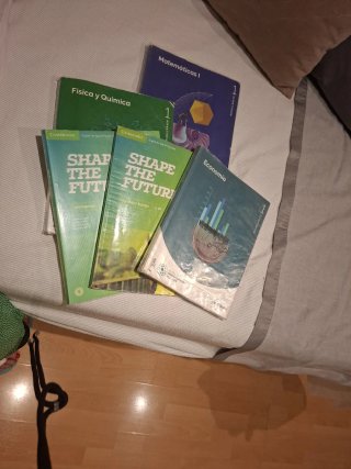 Libros colegio Amanecer 1 Bachillerato ciencias