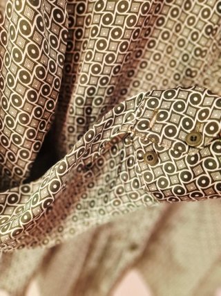 Camisa Pleno Seda Estampada Mujer