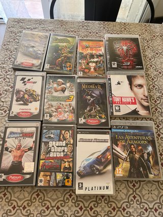 Lote 12 Juegos PSP: Spiderman, GTA, Ridge Racer, e