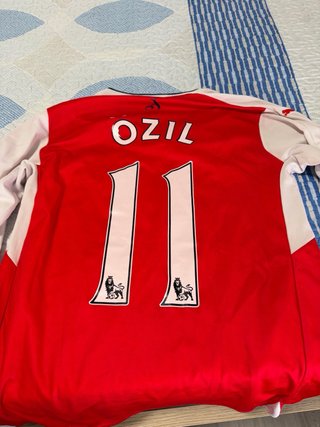 Camiseta Arsenal Puma Manga Larga Roja Blanca