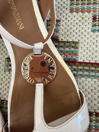 Sandalias Emporio Armani Blancas