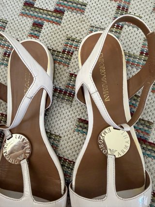 Sandalias Emporio Armani Blancas