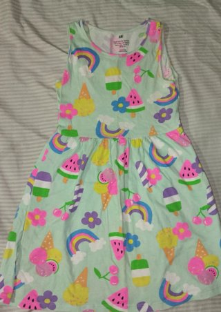 Vestido H&M Verano Infantil Talla 4-6