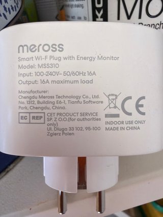 Enchufe Meross Smart Wi-Fi MSS310