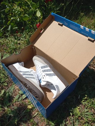 Zapatillas Adidas Samba OG Plata Mujer talla 39,5