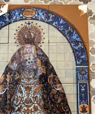 Azulejo Virgen Esperanza Macarena