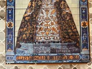 Azulejo Virgen Esperanza Macarena