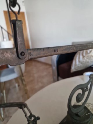 Balanza Romana de mesa en bronce 25kg