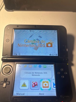Nintendo 3DS XL Blu + Custodia Mario
