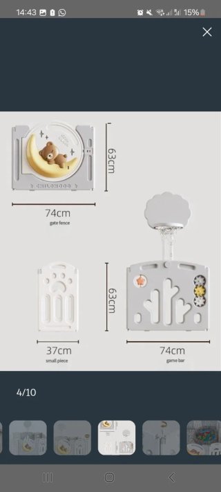 Parco giochi per bambini Ubaby