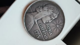 Moneda de Plata Cuba 1935