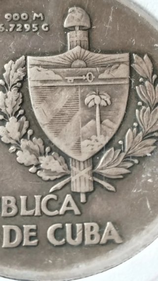 Moneda de Plata Cuba 1935