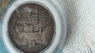 Moneda de Plata Cuba 1935