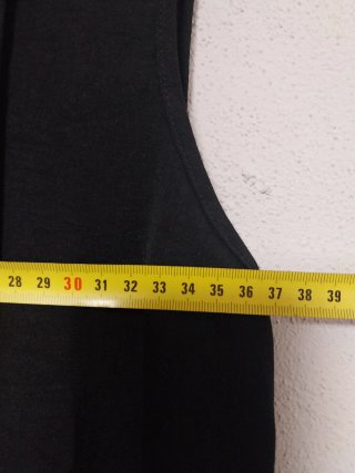 Camiseta tirantes Shein negra encaje talla s