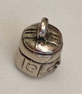 Colgante de Plata Antigua Cabeza Buda. Colección!