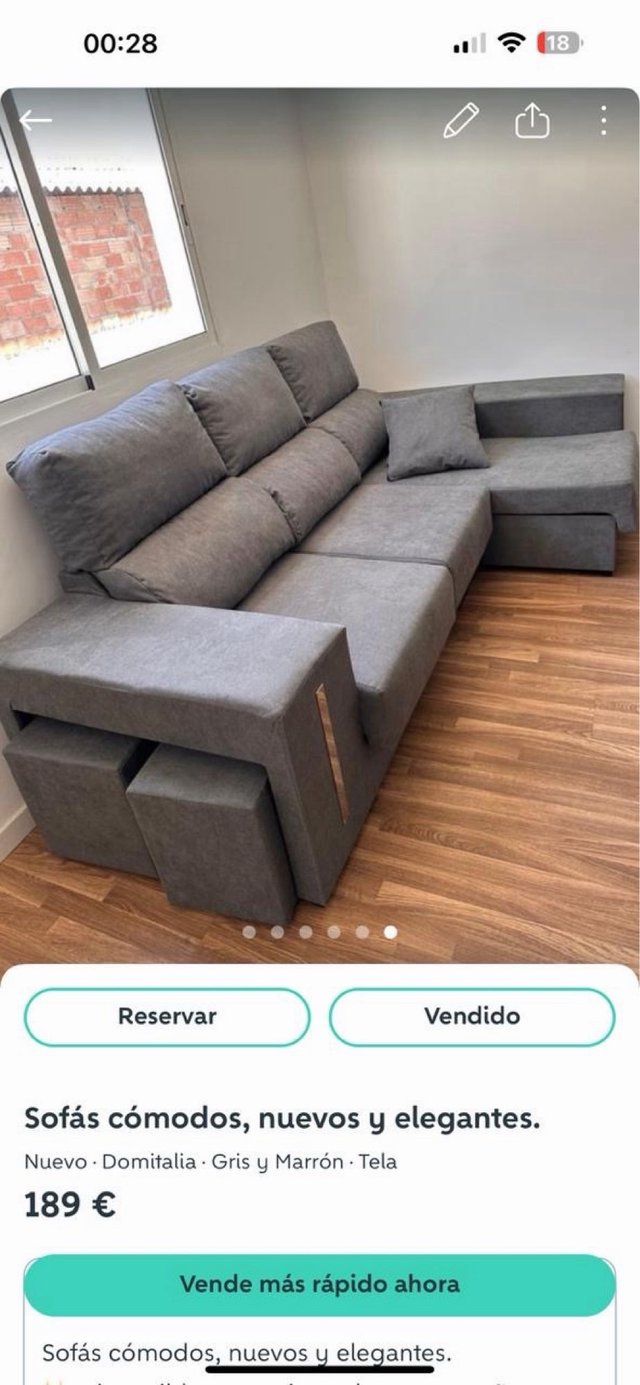 Canapés y Colchónes nuevos en ofertas