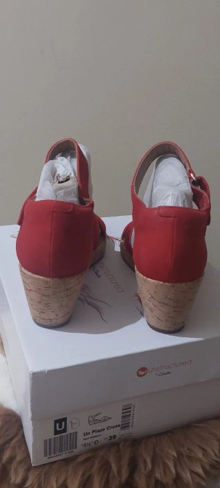 Sandalias Rojas Talla 39