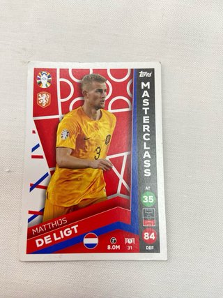 Pack 6 Cromos Selección Holanda Topps Euro
