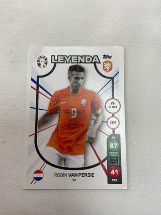 Pack 6 Cromos Selección Holanda Topps Euro
