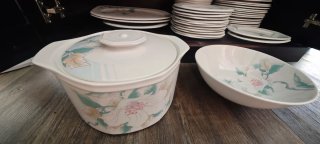 Vajilla Porcelana Contesa Flores