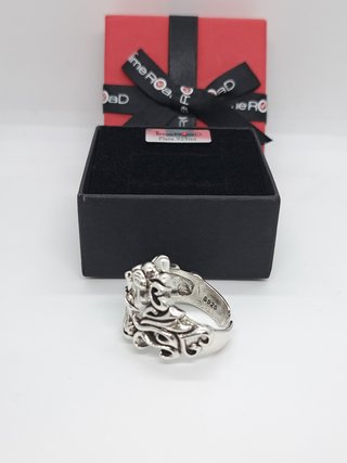 Anillo León Plata 925 Ajustable