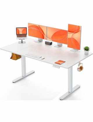 ErGear Escritorio Elevable Eléctrico Blanco
