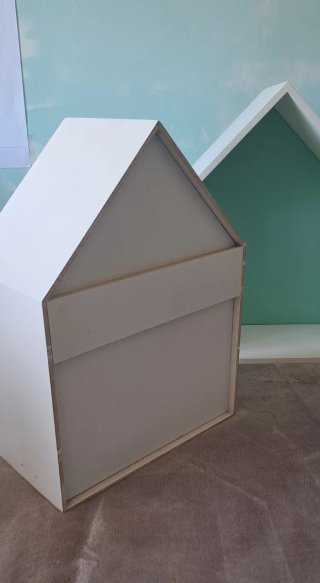 3 Estanterías Casita Blancas