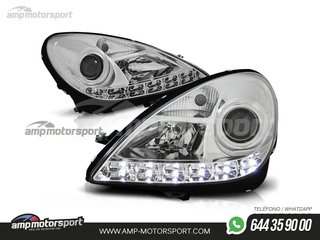 FAROS DELANTEROS LUZ DIURNA LED PARA MERCEDES CLASE SLK R171