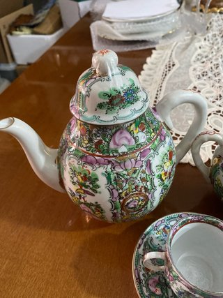 Servicio de té/café antiguo Chino Macao