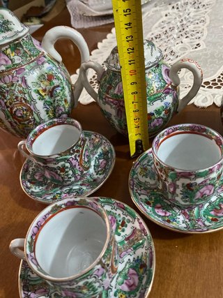 Servicio de té/café antiguo Chino Macao