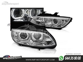 FAROS DELANTEROS OJOS DE ANGEL 3D U PARA BMW SERIE 3 E92 / E93 2006-2010