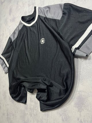 Camiseta Converse Negra y Gris
