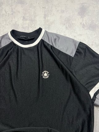 Camiseta Converse Negra y Gris