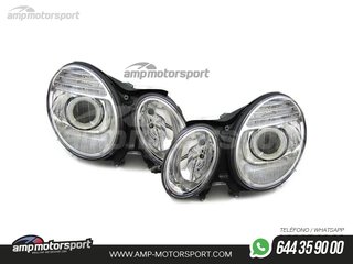 FAROS DELANTEROS LUPA PARA MERCEDES CLASE E W211