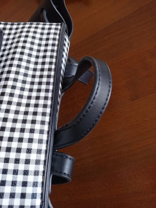 Zaino Camomilla Milano donna nero e bianco