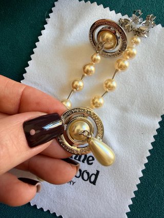 Pendientes Vivienne Westwood Orb Perlas