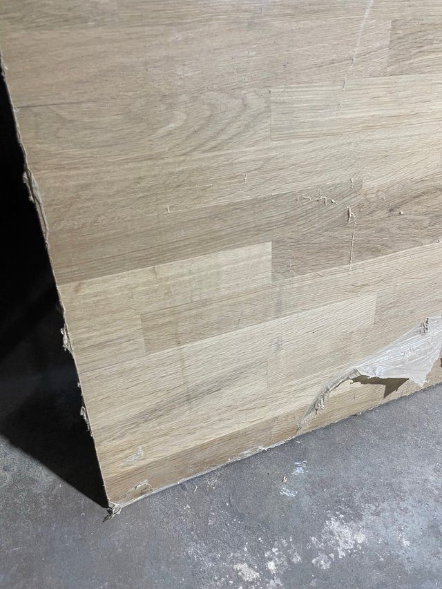 Tablero Roble Macizo Alistonado