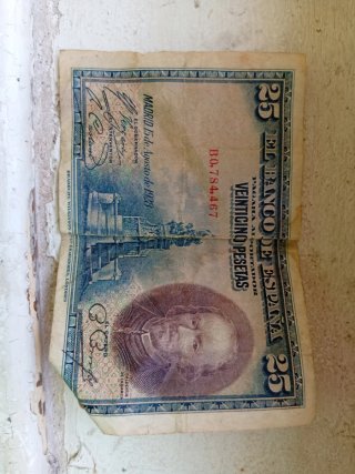 Billete 25 Pesetas Banco de España 1928