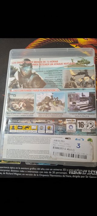 Ghost Recon 2 Advanced Warfighter PS3 PAL ESP