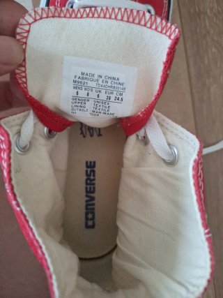 Zapatillas Converse All Star Rojas Talla 38