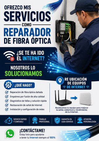Tecnico En reparación de internet