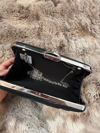 Pochette nera elegante