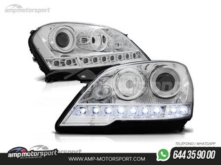 FAROS DELANTEROS LUZ DIURNA LED PARA MERCEDES CLASE ML W164