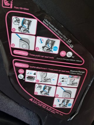 Silla coche Be Cool Isofix Estatura 100 a 150 cm