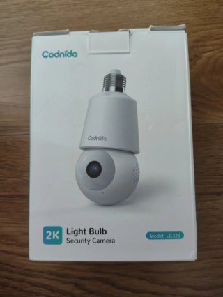 Cámara de bombilla Vigilancia WiFi Exterior Codnid
