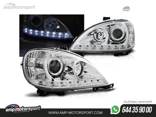 FAROS DELANTEROS LUZ DIURNA LED PARA MERCEDES CLASE ML W163