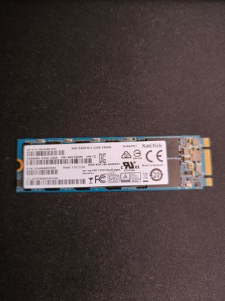Sandisk SSD X400 M,2 (Sata) 2280 256GB