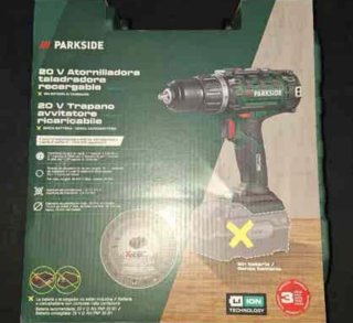Taladro Atornillador Parkside 20V
