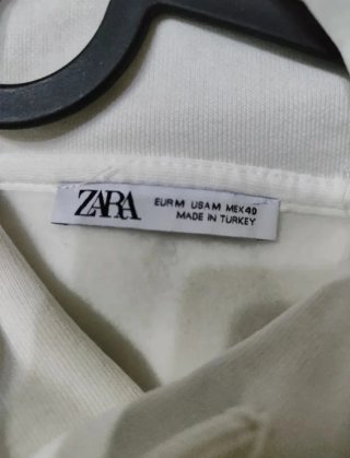 Sudadera Zara Hombre Blanca